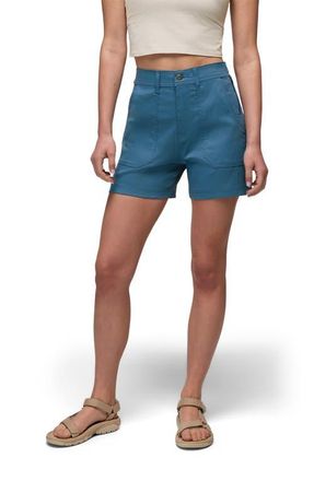 Prana Stretch Zion Cargo Shorts in Bluff Blue at Nordstrom, Size 10