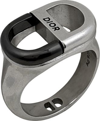 Dior Silver 925 Band Ring (Pre-Owned)