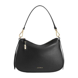 Coccinelle Nory Schoudertas - Dames - Schoudertassen - Zwart - ONE Size - Leer - Tassen