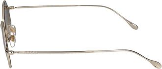 Gucci Unisex Gg1814s Octagonal Metal Frame Sunglasses Gold