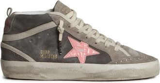 Golden Goose Sneakers Mid Star in pelle scamosciata - Grigio
