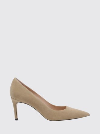 Stuart Weitzman D&eacute;collet&eacute; Power in camoscio