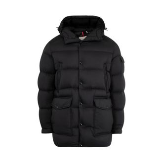 Moncler Heren, Jassen, Zwart, Maat: 2XL Nylon