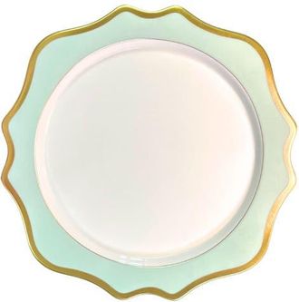 Anna Weatherley Annas Palette Charger Plate in Aqua Green at Nordstrom