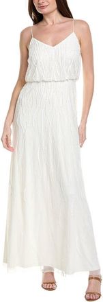 Adrianna Papell Long Beaded Dress