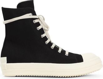 Rick Owens Sneakers, male, Black, Size: 8 US Black Sneakers for Men