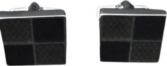 Louis Vuitton Pre-owned Accessories, male, Black, Size: ONE SIZE Pre-owned Damier Cufflinks