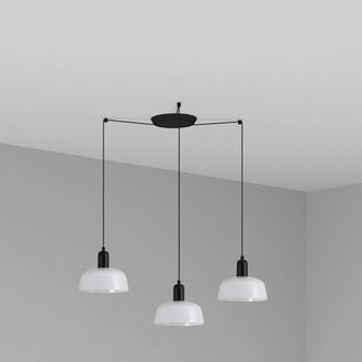 Netlighting Tatawin Small 3 Light White Cluster Drop Pendant Lamp