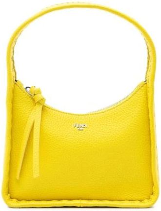 Fendi Pre-owned Fendessence - Dames - Vintage Mini Tas - Geel - ONE Size - Leer - Vintage