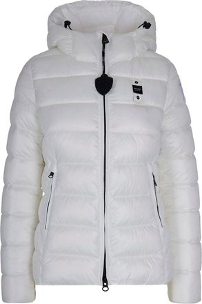 Blauer Optic White Caroll Water-Repellent Micro Rip Nylon Jacket