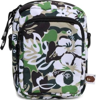 A Bathing Ape Borsa messenger con stampa camouflage - Verde
