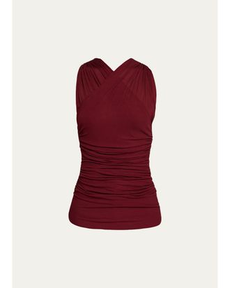 A.L.C. Posie Sleeveless Crisscross Jersey Top