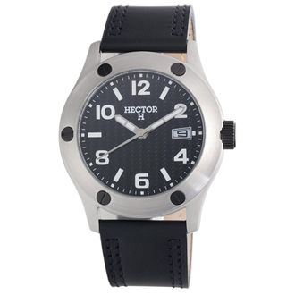 Hector Riccione Mens Black Watch Leather - One Size