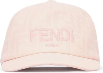 Fendi Baseball Roma - unisex - Petten - Roze - M - Accessoires