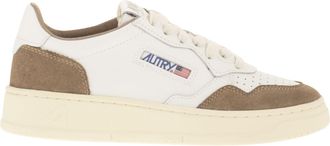 Autry Medalist Low Leather And Suede Sneakers