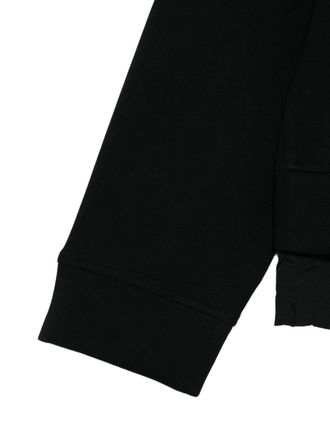 Emporio Armani Logo Cotton Sweatshirt - Black