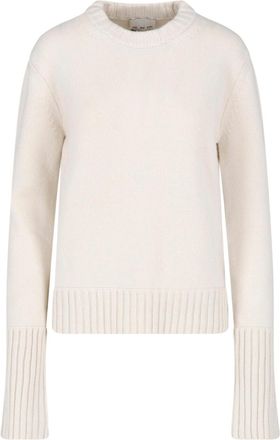 SA SU PHI Cream Crewneck Cashmere Sweater
