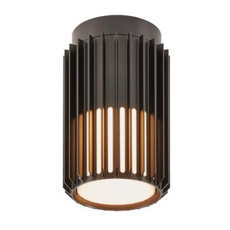 Nordlux Modern Outdoor Ceiling Light Black Aluminium E27 Coastal/Marine Safe - Mains Powered, IP54