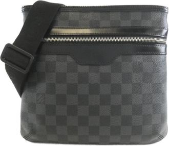 Louis Vuitton Graphite Coated Canvas Shoulder Bag (Pre-Owned)