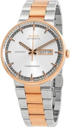 Mido Commander II Automatic Silver Dial Mens Watch M0144302203180