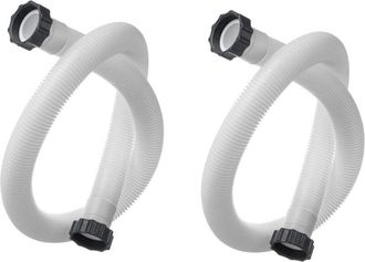 OEM Paquete De 2 Mangueras De Repuesto Para Filtro De Piscina Intex 29060e, 38 Mm De Di&aacute;metro, 150 Cm De Largo, Con Tuercas