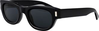 Saint Laurent Unisex Sunglasses Sl761 Black Acetate Black-Black-Black Black/black/black