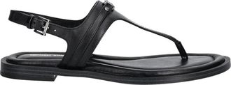 Michael Kors Mandy Sandal - Dames - Sandalen - Zwart - 38 1/2 EU - Schoenen