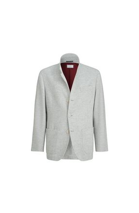 Brunello Cucinelli Blazer-style outerwear in Gravel at Nordstrom, Size Xxx-Large Eu
