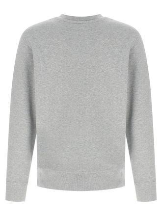 Maison Kitsun&eacute; Fox Head-Embroidered Sweatshirt - Grey