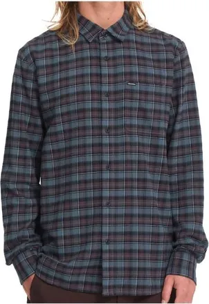 Volcom Caden Plaid L/S Hemd f&uuml;r Herren | blau