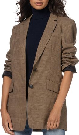 Rag & Bone Womens Charles Wool Plaid Blazer In Beige Plaid