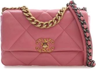Chanel Pre-owned Small 19 Flap Bag - - Pre-owned - Donna - Rosa - ONE SIZE