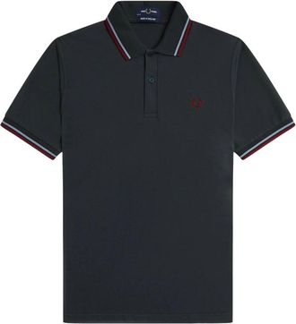 Fred Perry Twin Tipped Polo Shirt - Heren - Polos - Groen - XS - Katoen - Tops