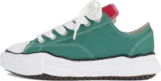 Miharayasuhiro Peterson OG Sole Canvas Low Teal Green A01FW702-TEAL