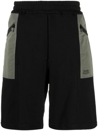 Alexander McQueen Black Regular Shorts