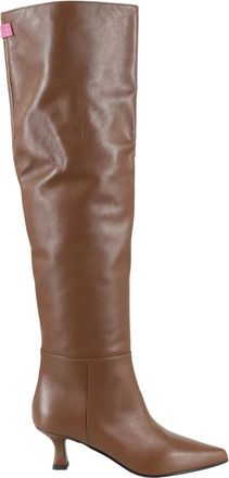 3Juin Over-knee Boots - Dames - Over de knie laarzen - Bruin - 38 EU - Schoenen