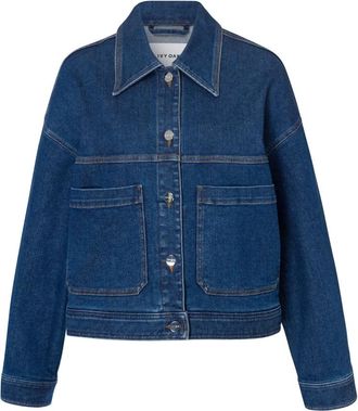 IVY OAK Jupiter Jas - Dames - Spijkerjassen - Blauw - M - Denim - Jassen