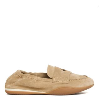3Juin Loafers, female, Beige, Size: 10 US mocassino camoscio sabbia