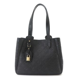 Louis Vuitton Monogram Noir Monogram Empreinte Handbag Tote Bag (Pre-Owned)