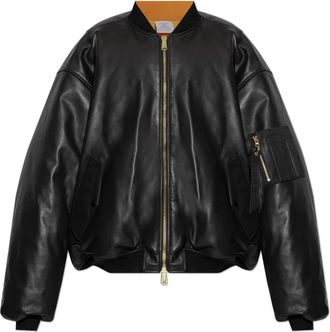VETEMENTS Leren jas - Heren - Zomerjassen - Zwart - S - Leer - Jassen