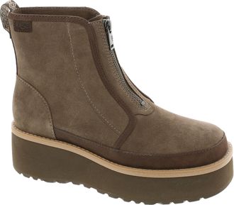 UGG womens Cityfunc Zip, Hickory Suede, 9