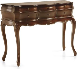 Moycor Consola de madera de caoba marrón anch. 108 cm