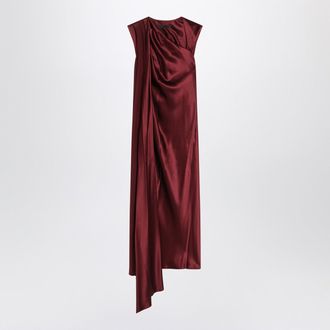 Pianoforte di Max Mara Raspberry Cape Detail Dress