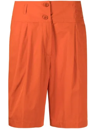 Aspesi High waist shorts - Oranje