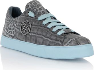 Philipp Plein Low-Top Sneakers Cocco Hexagon Unisex in Middleblue at Nordstrom, Size 39
