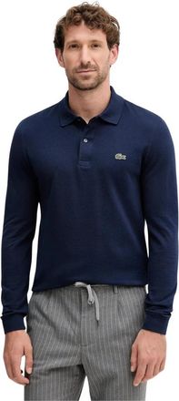 Lacoste L.12.12 Slim Fit Long Sleeve Polo - Heren - Polos - Blauw - 2XL - Katoen - Tops