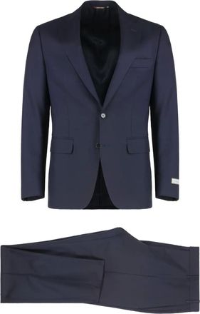 Canali wool suit set - men - Wool - 46 - Blue
