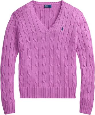 Ralph Lauren Cable-knit V-neck Sweater
