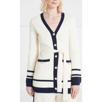 Temperley London Ribiera Knit Jacket in Ivory at Nordstrom, Size X-Small
