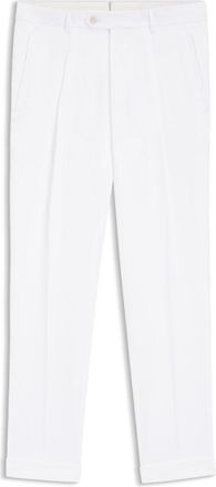 BOSS Regular-fit trousers in wrinkle-resistant linen